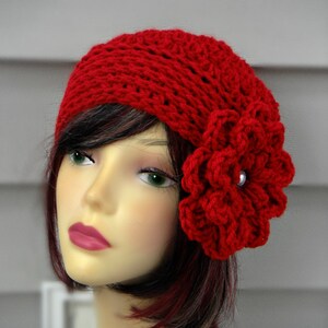 Crochet womens hat, winter hats, womens hats, hats for women, red womens hat, womens accessories,  hats women, winter beanie, hats for women