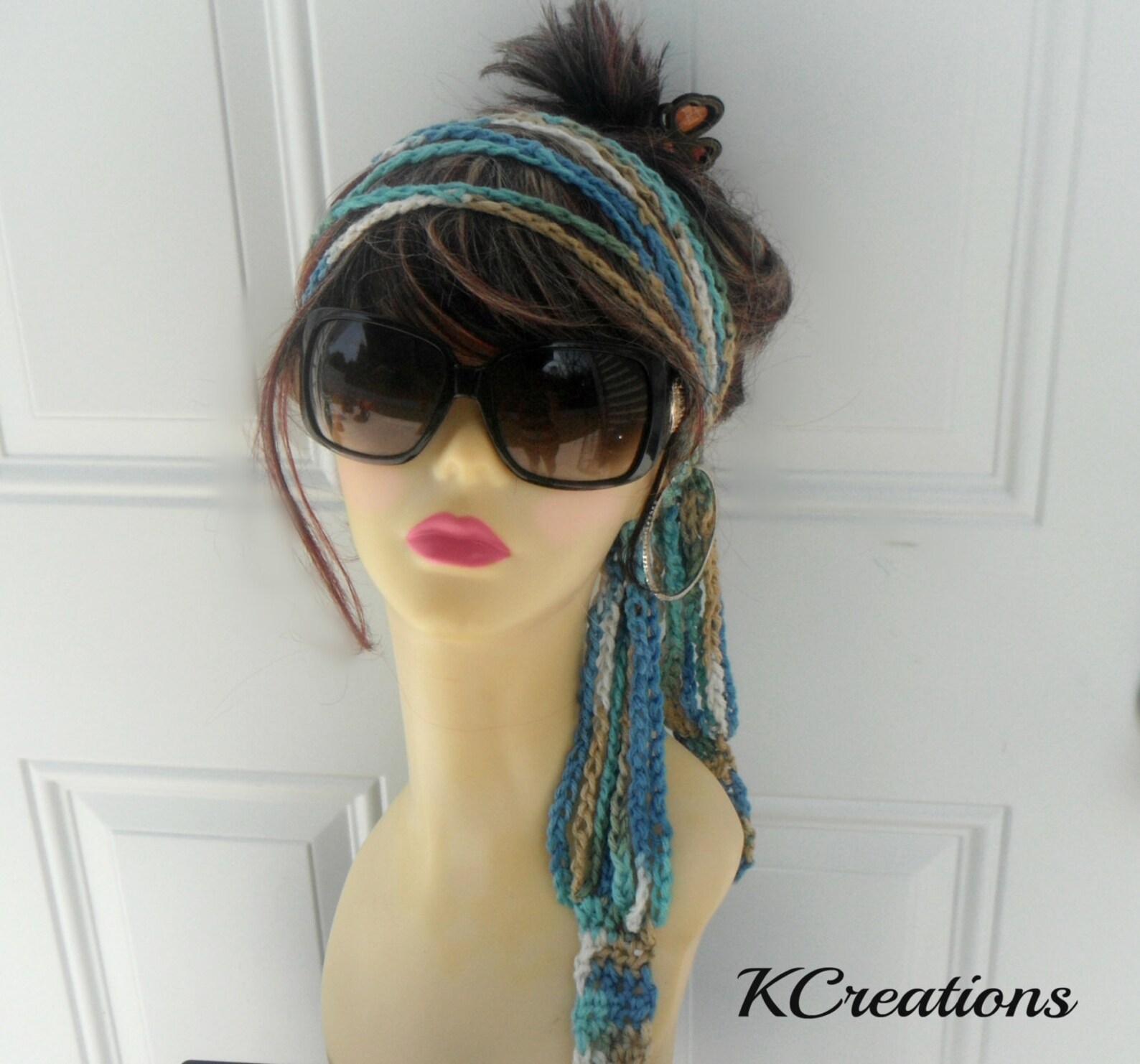 crochet hair jewelry