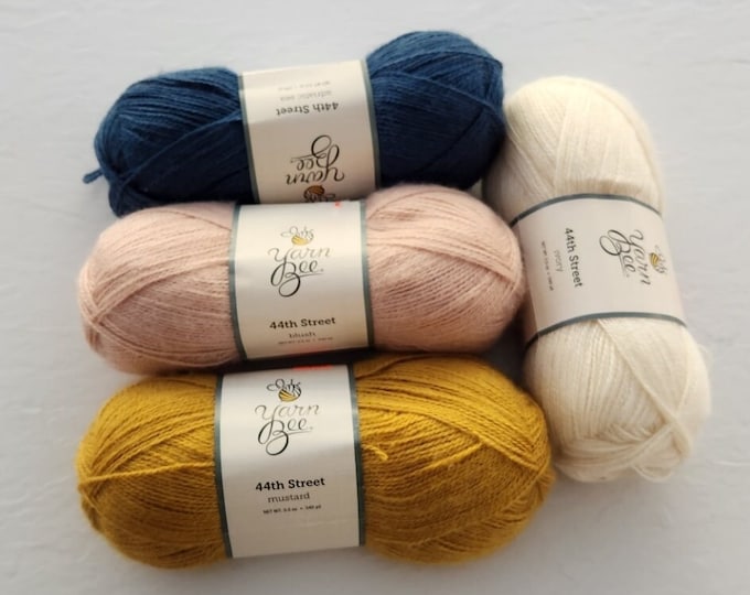 Yarn Bee 44th Street Yarn, Light Weight Yarn, Etsy