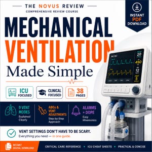 Mechanical Ventilation Study Guide: Vent Modes, ICU Nursing Notes (PDF Download)