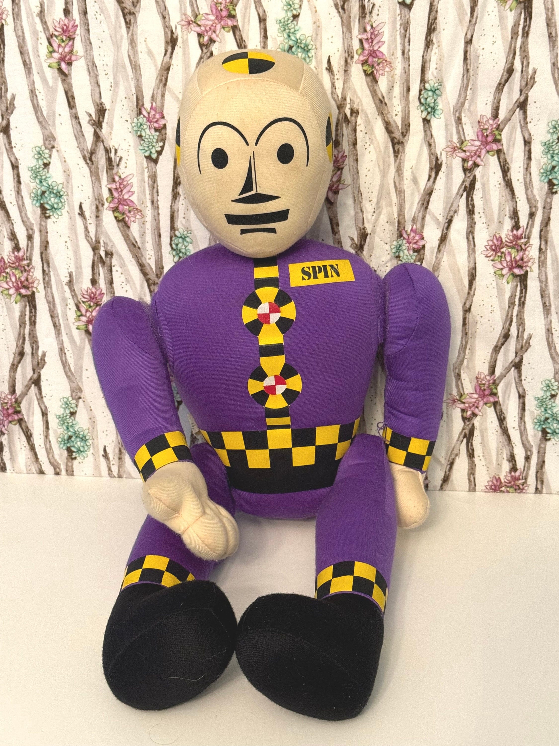 Vintage 1992 Crash Test Dummies Spin Plush Doll - 21