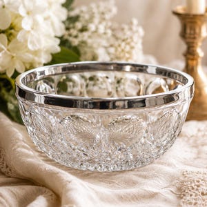 German Crystal Bowl - Etsy