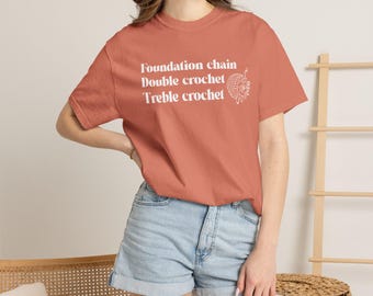 Crochet FDT Stitches - Comfort Colors Unisex Garment-Dyed T-shirt
