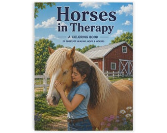 Horses in Therapy Coloring Book