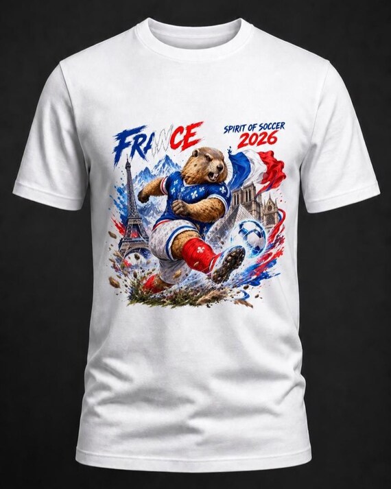 Marmot, France Soccer 2026 Marmot Graphic Tee | Spirit of Soccer Fan Shirt