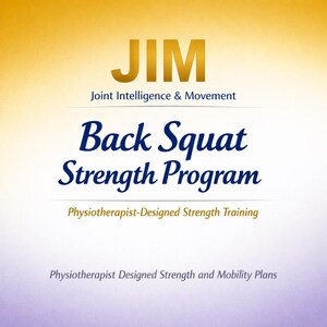 12-Week Back Squat Program PDF | Physio Designed Strength Plan, Build 1RM (Digital Download)