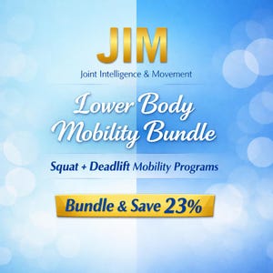 Unterkörper Beweglichkeits Bundle PDF | Kniebeuge + Kreuzheben Beweglichkeit | Physio-Designed | Hüfte Hamstring (Sparen Sie 23 %)