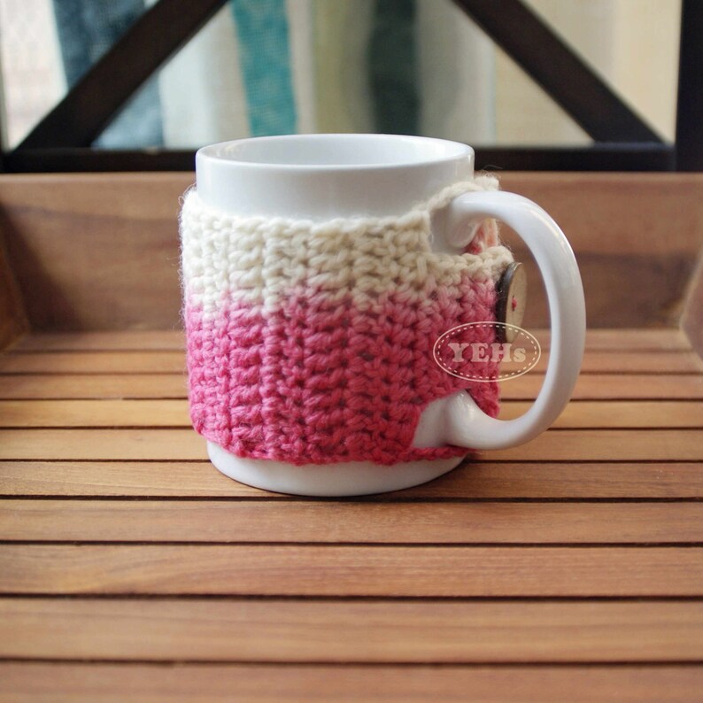 Ombre Crochet Mug Cozy Cup Cozy Coffee Cozy Tea Cozy Mug Etsy