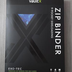 Vault X Black 9 Pocket Side loading trading card game binder