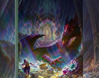 Magic The Gathering - The Hobbit: Custom UV printed Vault X or Toploader Zip Binder