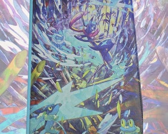 Greninja Evolution Line: Custom UV Printed Vault X or Toploader Zip Binders