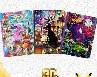 Pokémon 30th Celebration Custom UV Printed: Vault X or Toploader Zip Binders