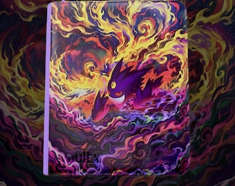 Mega Gengar SIR - Custom UV printed: Vault X or Toploader Zip Binders