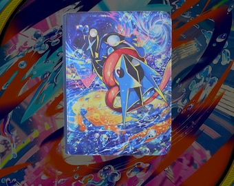 Mega Greninja - Custom UV printed: Vault X or Toploader Zip Binders
