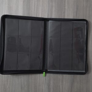 Vault X Black 9 Pocket Side loading trading card game binder
