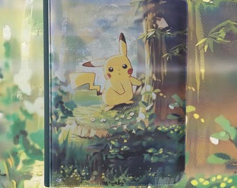 Ascended Heroes - Forest Pikachu - Custom UV printed: Vault X or Toploader Zip Binders