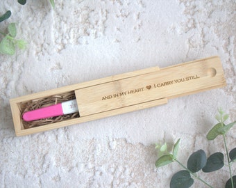 Pregnancy test box, angel baby, ultrasound scan, wooden keepsake box, memory, infant loss, baby loss, miscarriage, memorial