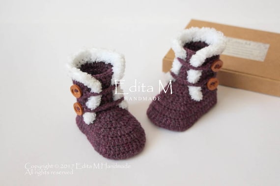 3-6 6-9 Months Brand New Hand Knitted Burgundy Baby Bonnet 0-3
