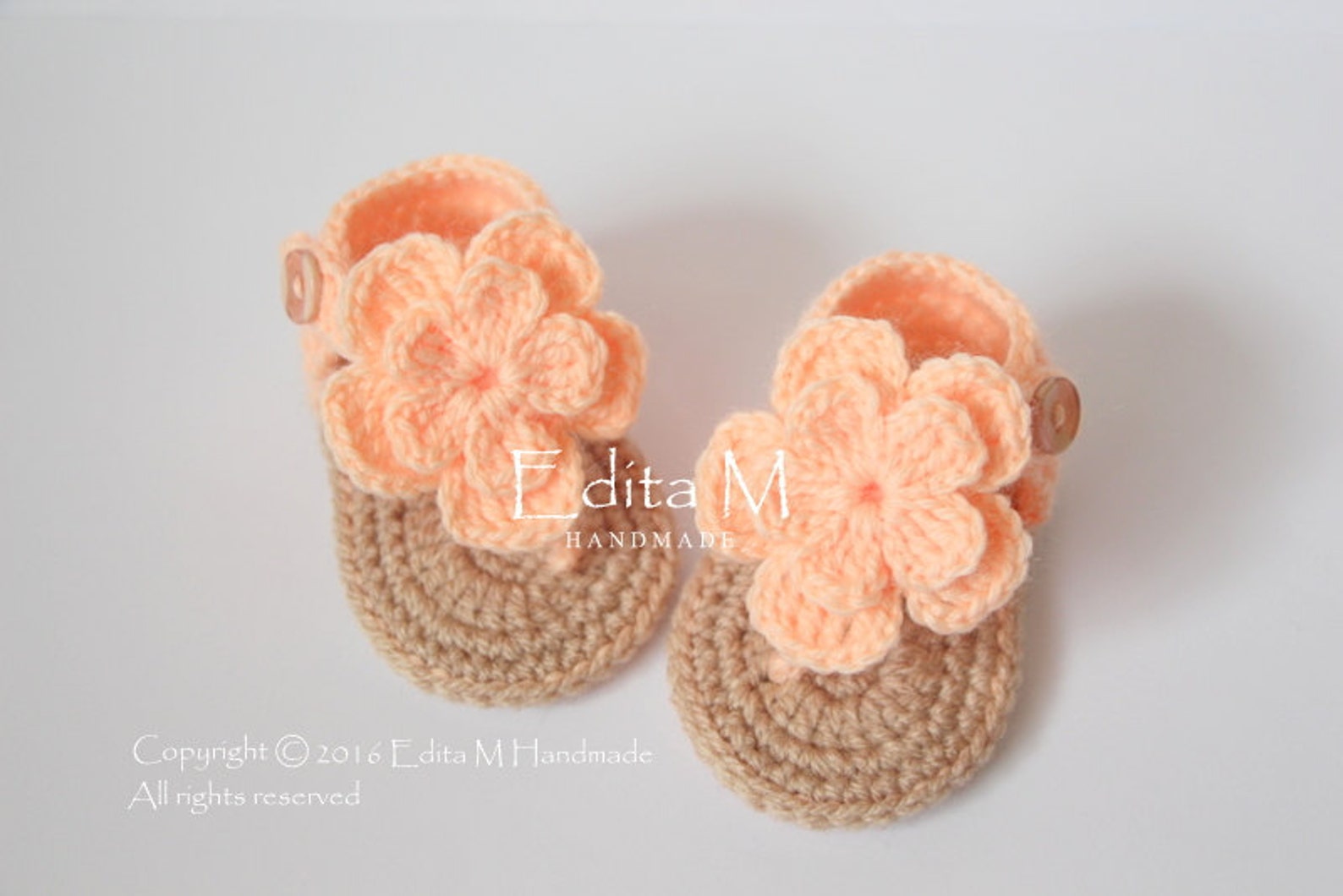 Crochet baby sandals gladiator sandals 03 36 69 months Etsy