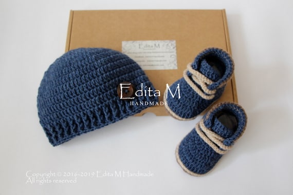 crochet baby boy shoes