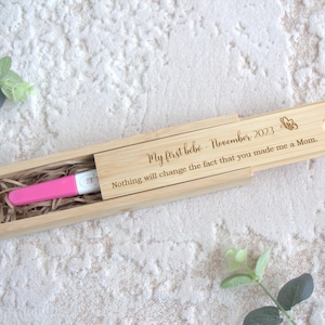 Baby loss keepsake box, angel baby, memorial, miscarriage remembrance, infant loss, engraved pregnancy test box, memory, personalized