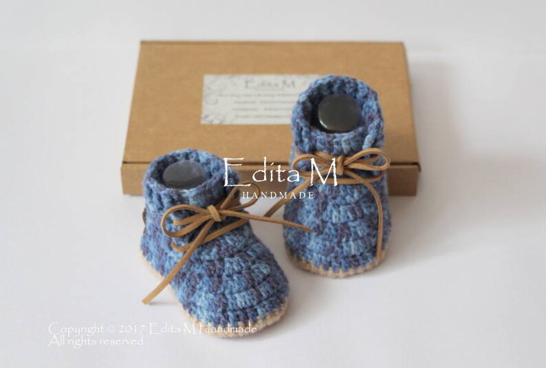 Crochet Baby Booties Unisex Baby Booties Baby Boots Baby Etsy UK