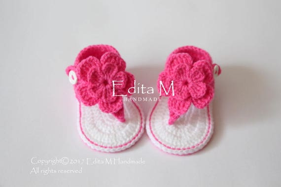Crochet baby sandals, gladiator sandals, baby girl booties, shoes, 0 3, 3 6, 6 9 months, flower sandals, baby shower, baby slippers, gift Crochet baby sandals, gladiator sandals, baby girl booties, shoes, 0 3, 3 6, 6 9 months, flower sandals, baby shower, baby slippers, gift