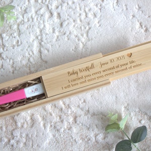 Baby loss keepsake box angel baby baby memorial miscarriage remembrance infant loss engraved pregnancy test box memory personalised