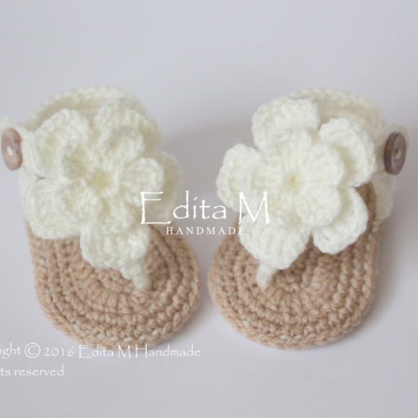 Ivory Baby Sandals Etsy
