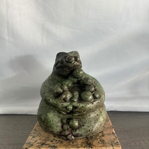 Scultura in bronzo di Francisco Toledo "Frog II" firmata e numerata