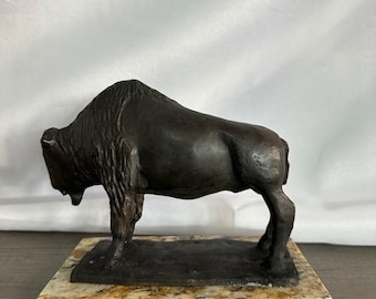 Francois Pompon " Buffalo " Bronze Sculpture Signed And Numbered