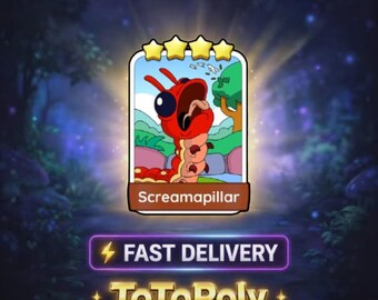 Screamapillar Set 13 - Monopoly Go Sticker 4 Star - The Simpsons