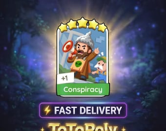 Conspiracy - Set 19 - Monopoly Go Sticker 5 Star - Happy Harvest