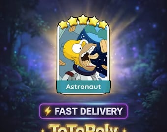 Astronaut - Monopoly Go Sticker 5 Star - The Simpsons