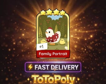 Set di 16 ritratti di famiglia - Adesivi Monopoly Go 4 stelle - Consegna immediata