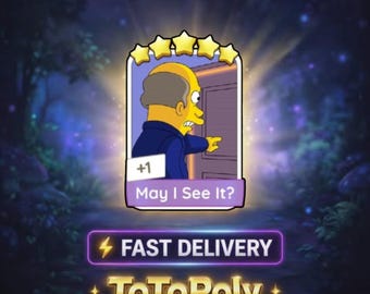 May I See It? - Monopoly Go Sticker 5 Star - The Simpsons