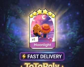 Moonlight - Set 18 - Monopoly Go Sticker 6 Star - Happy Harvest