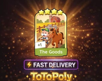Monopoly Go Golden Blitz - Set Merci 17 - Adesivi a 4 stelle
