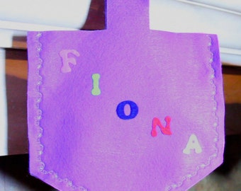 Personalized Dreidel Bag