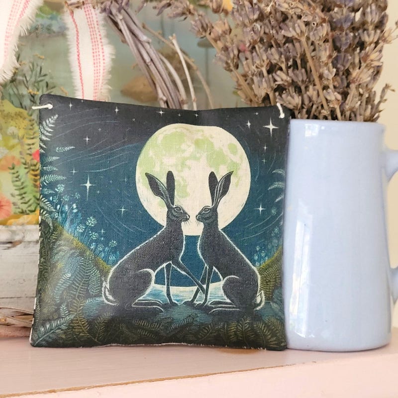 Moon Gazing Hare - Etsy UK