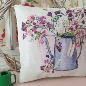 Lavender Bag with Sweet Pea Flower Design Handmade Gift for Friends