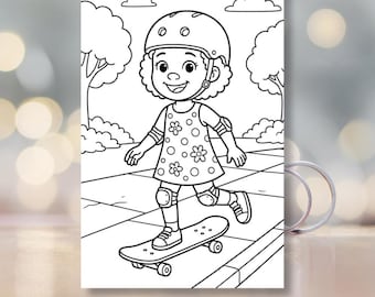 African American Girl Coloring Pages, For Young Black Girls - Coloring Book
