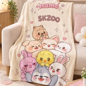 Skzoo Fleece Blanket - Etsy