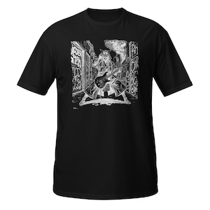 Rock your wardrobe with this epic "Tradition meets Modern" mashup tee!ニセックスTシャツ