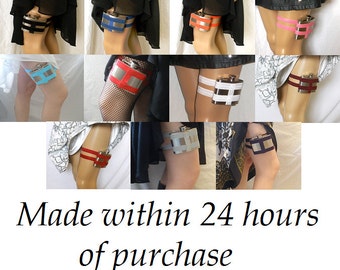 Adjustable Flask Garter - ready to ship gift - Rush order - fun alcohol costume accessory or bridesmaid gift