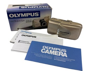 Olympus Stylus Epic DLX Deluxe Camera 35mm F/2.8 Film Camera W