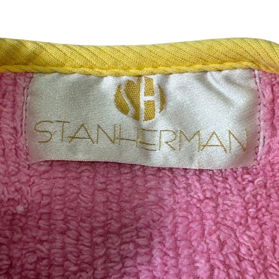 Stan Herman Pink Chenille Robe Duster Housecoat S… - image 9