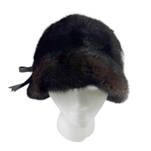 60s Mink Fur Hat - Etsy display picture 3