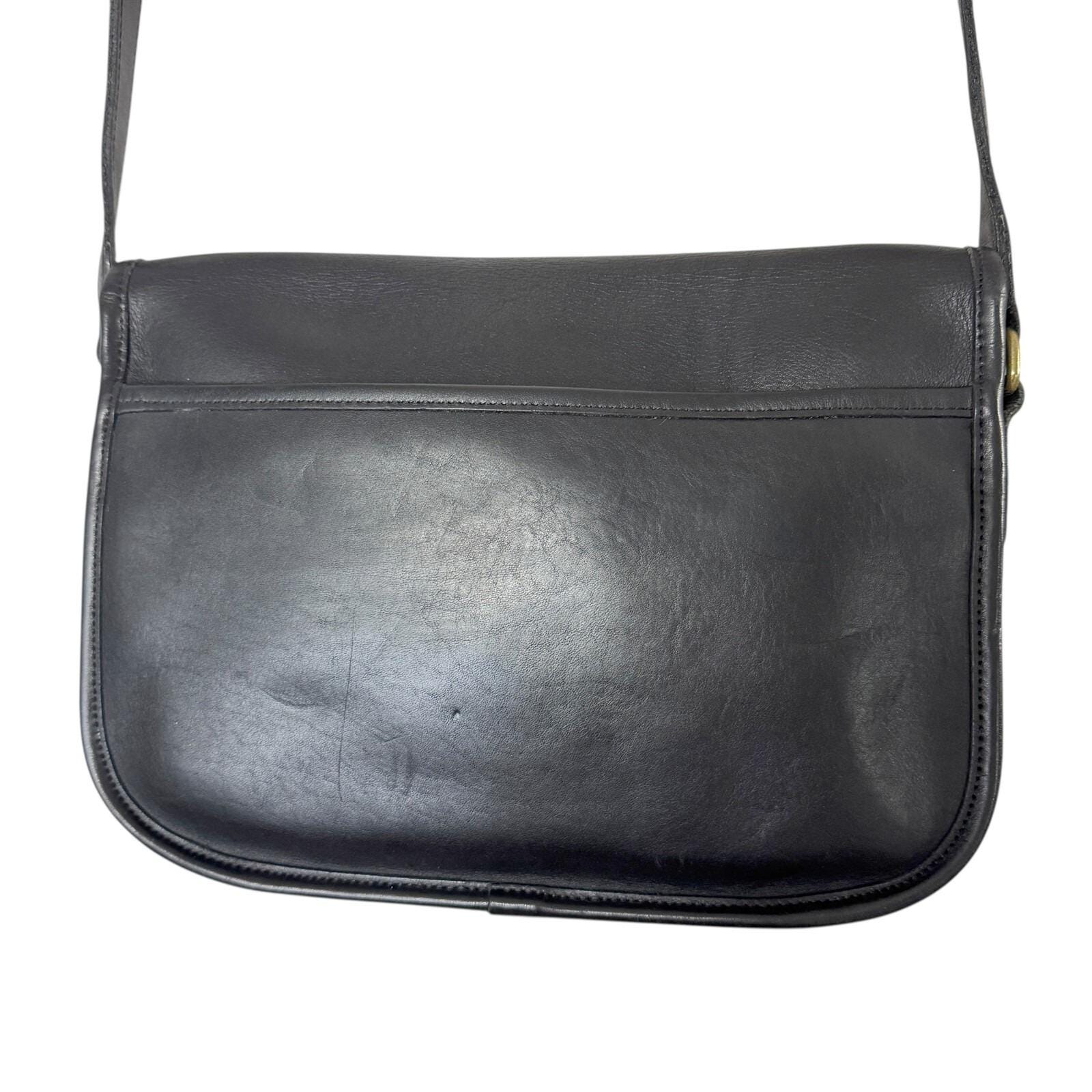 Coach City Purse Black Smooth Leather Shoulder Bag A8I 9790