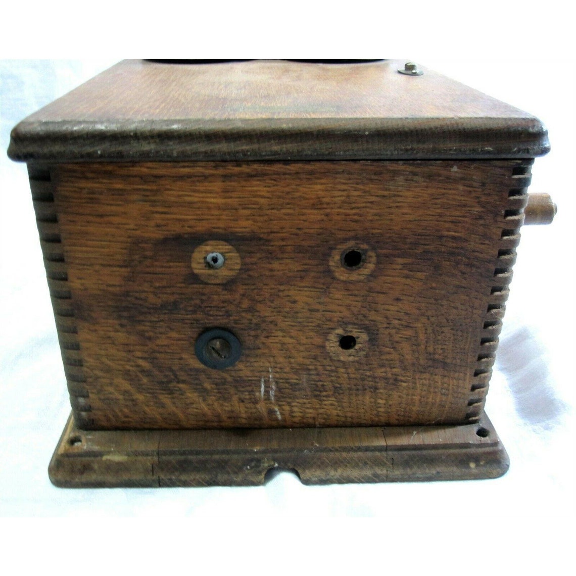Western Electric Telephone Phone Wood Ringer Box Dovetail Etsy